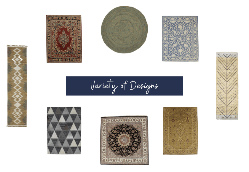 variety of designs