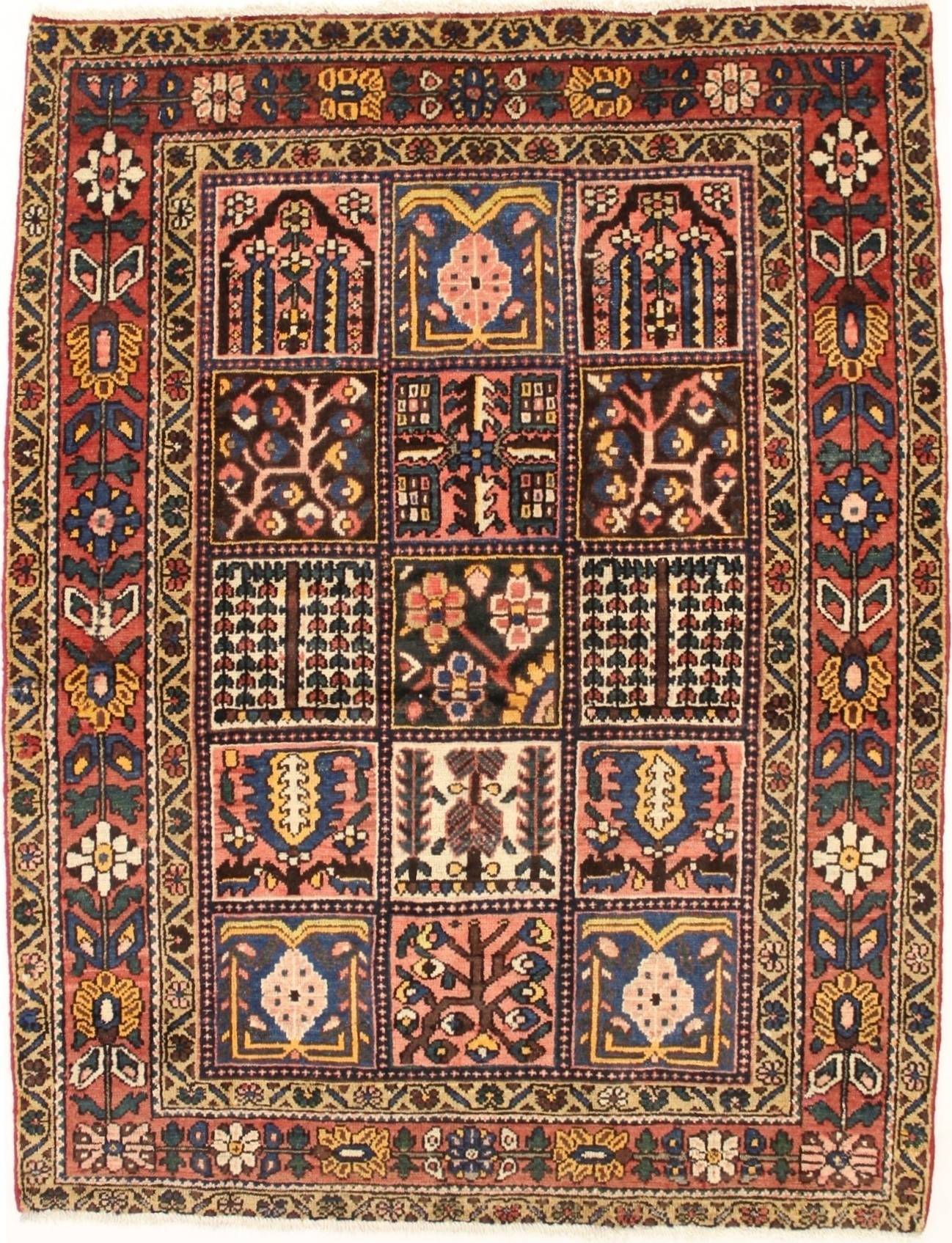 Bakhtiari Persian Rug 5X7