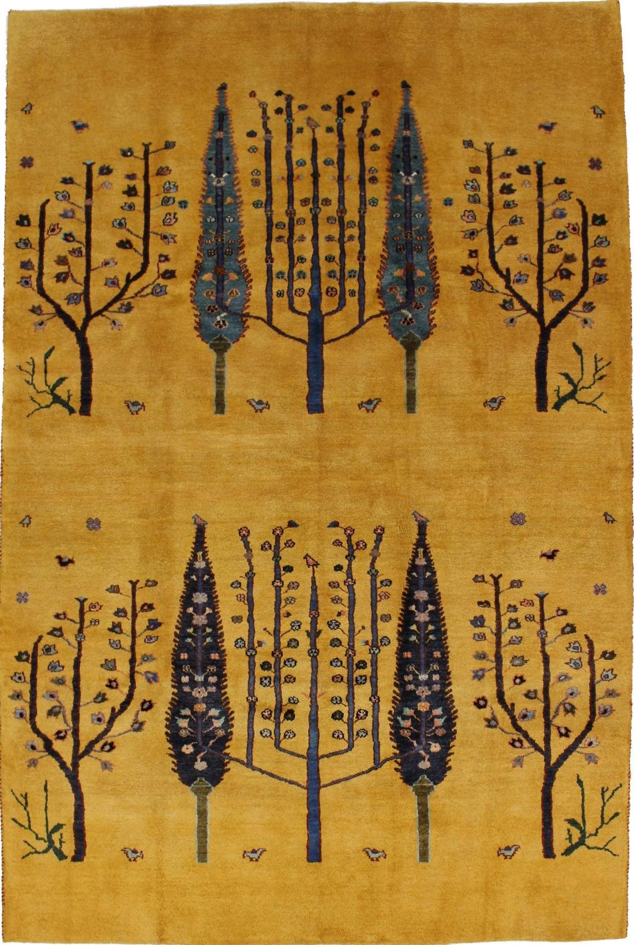 tree of life Gabbeh Persian Rug