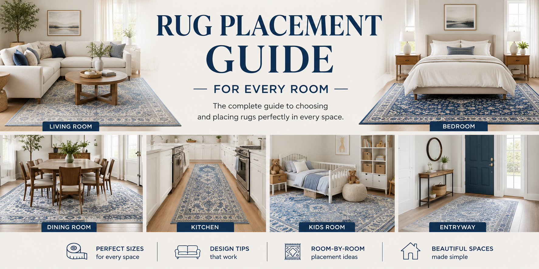 rug placement guide for every room