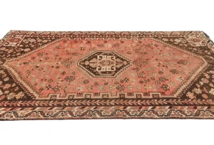 Semi Antique Bittersweet Red Tribal 5X8 Shiraz Persian Rug