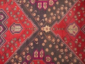 Semi Antique Red Tribal Floral 4X10 Meshkin Persian Runner Rug