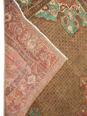 Semi Antique Brown Tribal 5X9 Koliaie Persian Rug