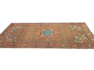 Semi Antique Brown Tribal 5X9 Koliaie Persian Rug
