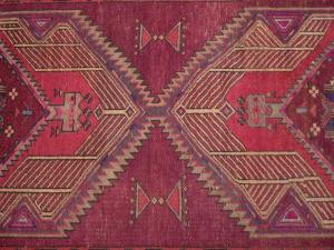 Vintage Muted Colors Tribal 4X11 Hamedan Persian Runner Rug