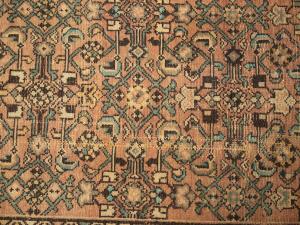 Semi Antique Muted Colors Tribal 3X10 Hamedan Persian Runner Rug