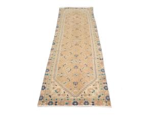 Semi Antique Muted Colors Tribal 3X9 Hamedan Persian Runner Rug