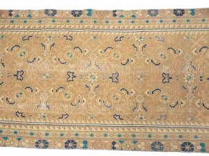 Semi Antique Muted Colors Tribal 3X9 Hamedan Persian Runner Rug
