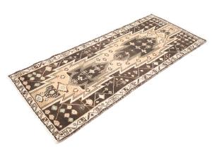 Semi-Antique Light Peach Tribal 3X7 Mazlaghan Persian Runner Rug