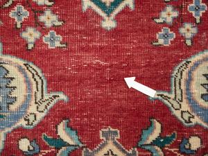 Vintage Red Traditional 2'5X12'1 Tabriz Persian Runner Rug