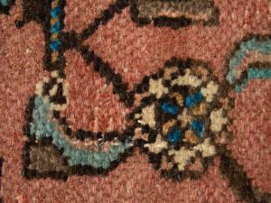 Semi Antique Muted Colors Tribal 3X7 Hamedan Persian Runner Rug