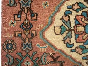 Semi Antique Muted Colors Tribal 3X7 Hamedan Persian Runner Rug