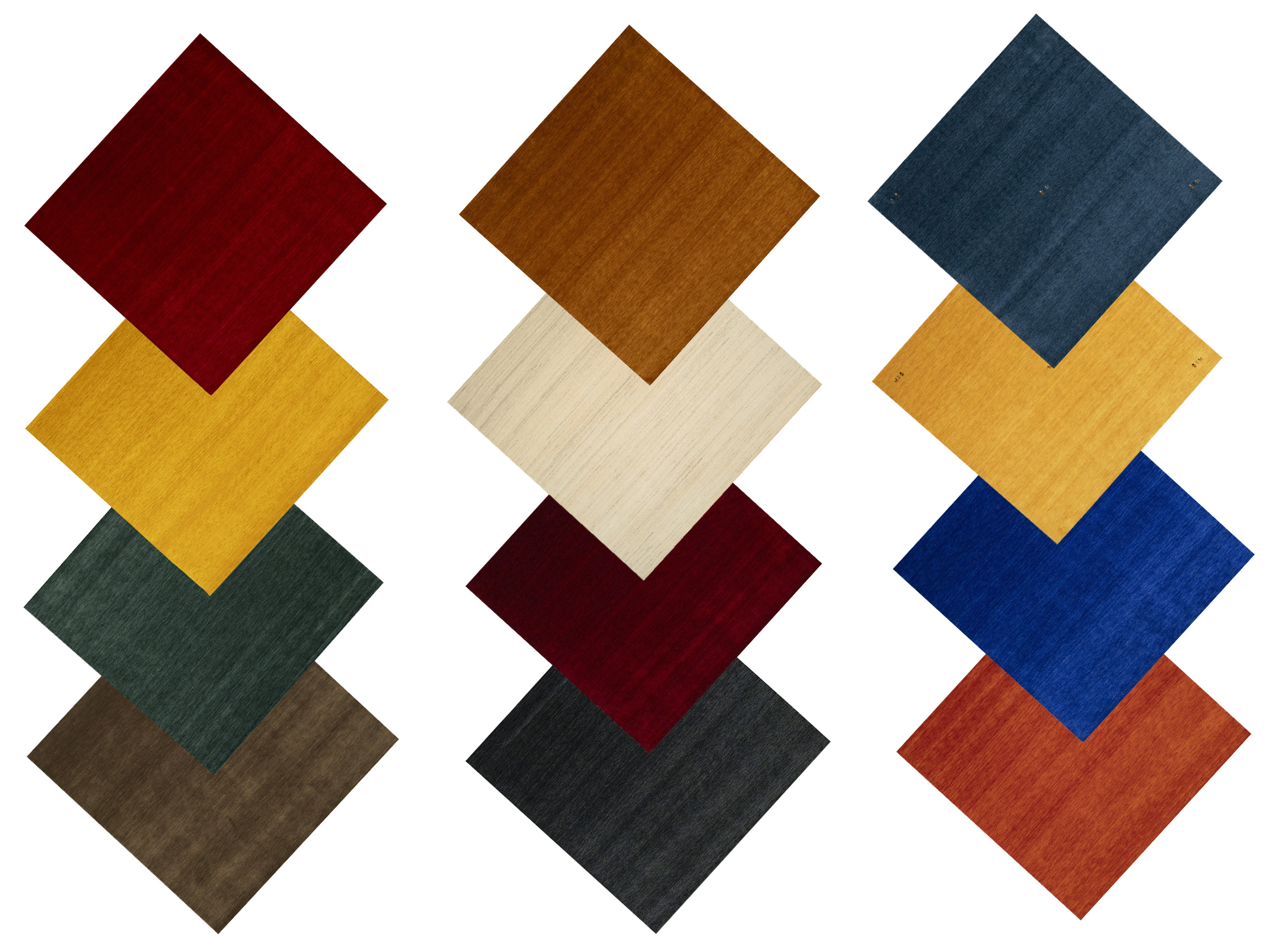 Oatmeal Solid Gabbeh Modern Rug in All Size - Image 14
