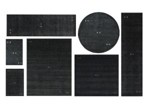 Charcoal Pictorial Gabbeh Modern Rug in All Size