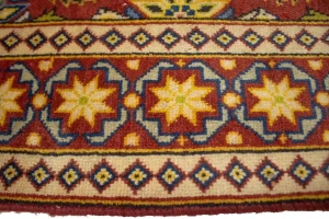 Red Semi Antique Allover Floral 4X6 Tabriz Persian Oriental Rug