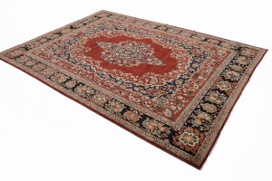 Antique Red Floral Classic 11X14  Rug
