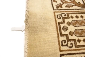 Semi Antique Beige Pictorial 6X9 Ferdos Persian Rug