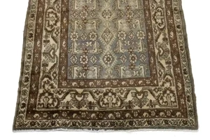 Semi Antique Tribal 4X15 Nahavand Persian Runner Rug