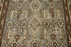 Semi Antique Tribal 4X15 Nahavand Persian Runner Rug