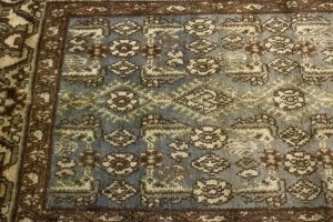 Semi Antique Tribal 4X15 Nahavand Persian Runner Rug