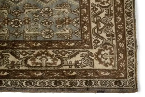 Semi Antique Tribal 4X15 Nahavand Persian Runner Rug