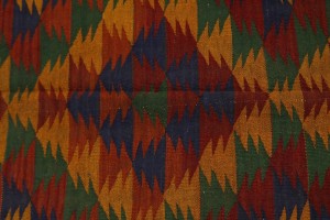 Vintage Tribal 4X12 Kelim Ghashghaie  Persian Runner Rug