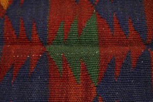 Vintage Tribal 4X12 Kelim Ghashghaie  Persian Runner Rug