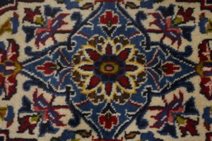 Vintage Red Traditional 10X13'5 Kashan Ghotbi Persian Rug