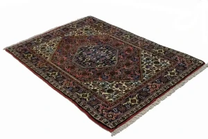 Floral Bittersweet Red 3X4 Bidjar Persian Rug