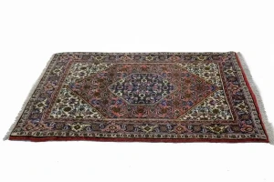 Floral Bittersweet Red 3X4 Bidjar Persian Rug