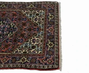 Floral Bittersweet Red 3X4 Bidjar Persian Rug