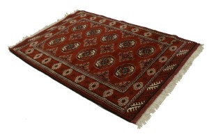 Red Tribal 3'5X5 Turkoman Persian Rug