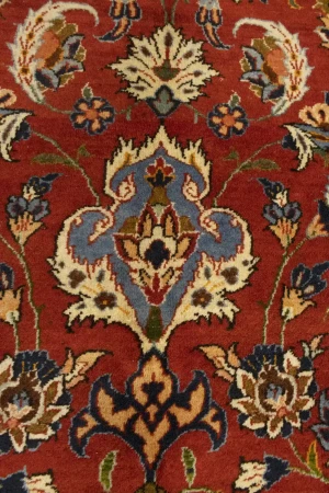 Semi Antique Orange-red Classic 9X13 Najafabad Persian Rug
