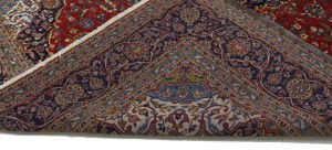 Vintage Red Traditional 10X13 Kashan Persian Rug