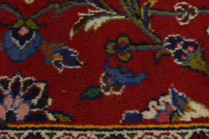 Vintage Red Traditional 10X13 Kashan Persian Rug