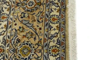 Beige Vintage Traditional 9X13 Kashan Persian Oriental Rug