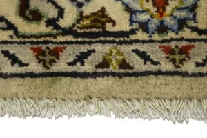 Beige Vintage Traditional 9X13 Kashan Persian Oriental Rug