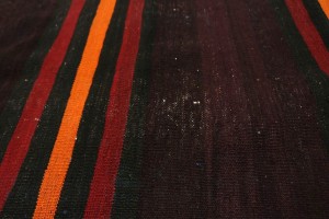 Semi Antique Multicolored Tribal 5X15 Kilim Persian Runner Rug