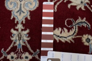 Red Traditional 3X5 Nain Kashmar Persian Rug