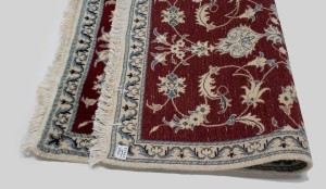 Red Traditional 3X5 Nain Kashmar Persian Rug