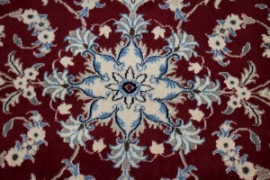 Red Traditional 3X5 Nain Kashmar Persian Rug