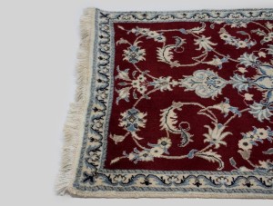 Red Traditional 3X5 Nain Kashmar Persian Rug