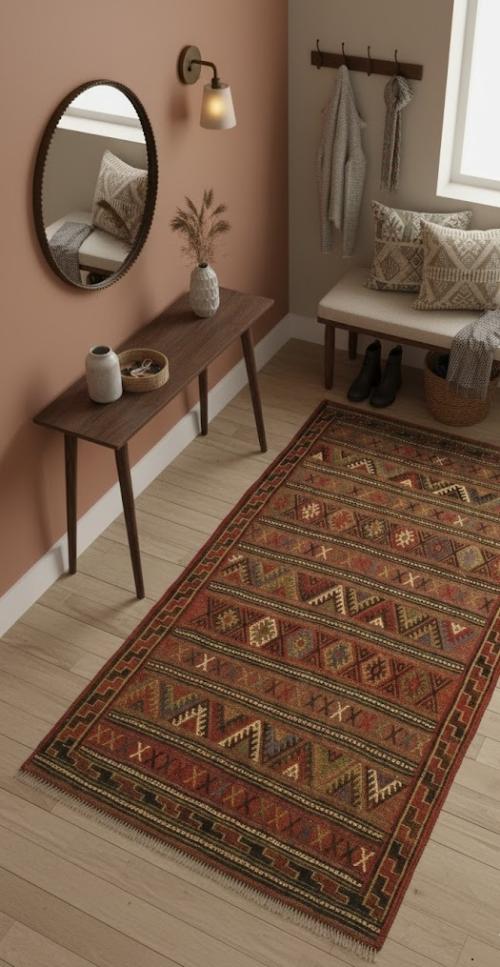 Tribal 4X7 Sumak Persian Rug