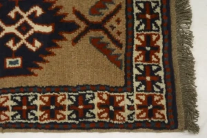 Khaki Tribal 4X7 Ghoochan Persian Rug
