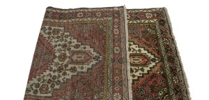 Semi Antique Tribal 3'8X6'5 Hamedan Persian Rug