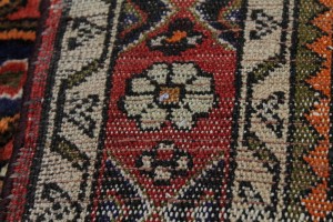 Semi Antique Tribal 3'8X6'5 Hamedan Persian Rug