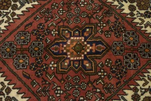 Semi Antique Tribal 3'8X6'5 Hamedan Persian Rug