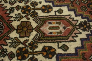 Semi Antique Tribal 3'8X6'5 Hamedan Persian Rug
