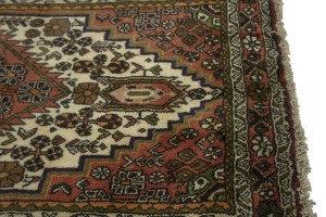 Semi Antique Tribal 3'8X6'5 Hamedan Persian Rug
