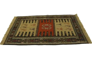 Multicolored Tribal 3X6 Sumak Herati Persian Rug